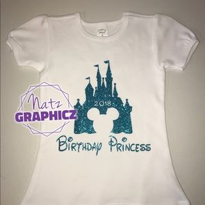 Custom Disney Shirt Birthday Princess